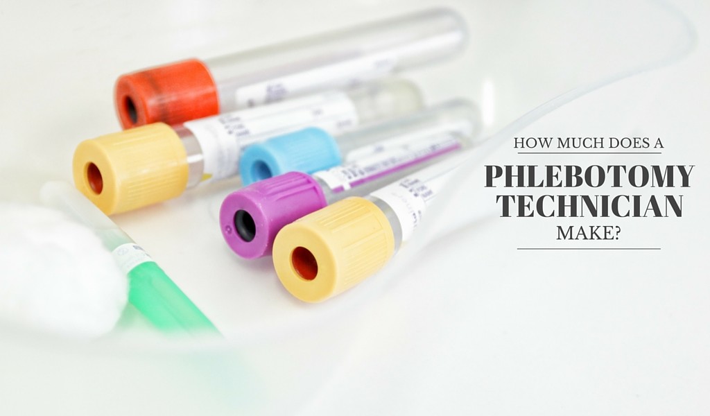 how much does a phlebotomy technician make